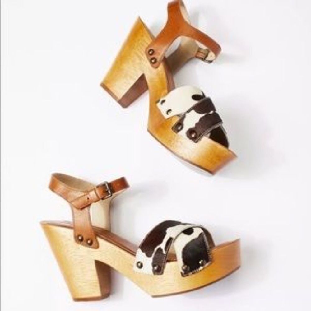 Free people Jackie cow clog (8)